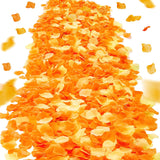 2000 Pcs Orange Yellow Rose Petal For Wedding Decorations Fake Silk Rose Flower Petals Artificial Rose Petals For Romantic Night Bridal Shower Party Decor