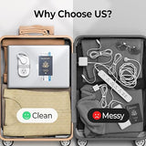 Cruise Approved Travel Power Strip 4 Outlets 3 USB Ports 1 USB C 4FT Extension Cord