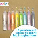 Dot-A-Lot 3D Dimensional Craft Paint, Pearlescent Set Of 8 - Multi-Surface Paint For Dot Painting, Decorating, And Textured Art Projects