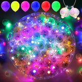 100 Pcs Mini LED Lights with Hooks Waterproof Colorful Tiny Round Party Decoration Lights