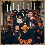 24 Pack Floating Candles With Wand Remote -Halloween Hanging Candle,Magic Flameless Taper Candles Floating Lights Gifts For Christmas Decorations Wedding Birthday Party Decor