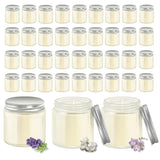 36 Pcs 4Oz Mini Mason Jar Candles Small Scented Candles Bulk Aromatherapy Ideal Souvenir Favors For Wedding Birthday Party (Freesia, Lavender, Jasmine, Silver)