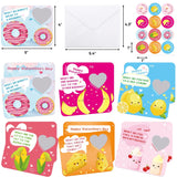 Valentines Day Cards Scratch-Off Jokes For Kids Classroom Exchange 36 Pack