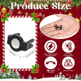 Strong Magnetic Christmas Light Clips -All-Weather Heavy-Duty Quick-Install Outdoor Light Clips For Roof, Gutter, Rv, Year-Round Decor (Black, 120)