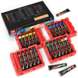 Oil Paint Set – 24 Multicolor Tubes (0.4 Fluid Ounces Each), Vibrant Oil-Based Paints For Canvas & Art Projects
