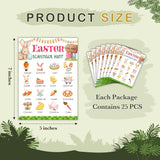 Easter Scavenger Hunt Cards, Seek And Find Camping Games, Easter Bunny Treasure Hunt Game, Outdoor Scavenger Hunt Game For Adults, Easter Egg Hunt Games, Spring Easter Party Decorations -07