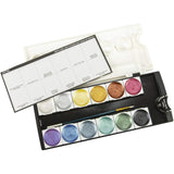 Watercolor Pan Set - Metallics - Professional Grade Watercolors In A Brilliant Palette