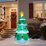 5 Ft Inflatable Christmas Tree, Led Light Up Xmas Tree Blow Up Decorations For Christmas Party Indoor Outdoor Yard Garde