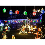 12 Pcs Outdoor Christmas Decorations, Large Inflatable Balls For Yards, Lawns, Porches, Gardens, Front Doors Or Windows