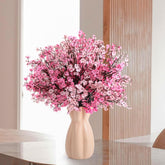 10Pcs Fall Baby Breath Artificial Flowers Bulk Faux Flowers European Silk Bouquet Vintage Table Centerpieces For Thanksgiving Wedding Decor Table Arrangements(Autumn Pink)
