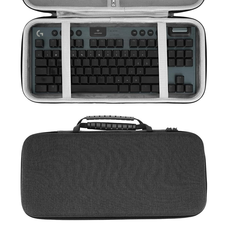 Geekria Tenkeyless TKL Keyboard Case, Hard Shell Travel Carrying Bag for 80% C