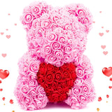 1000 Pcs 1.4 Inches Valentine Mini Foam Rose Bulk Artificial Mini Fake Roses Heads Foam Flowers For Diy Crafts Wedding Bouquets Centerpieces Party Decoration(White, Pink, Red)