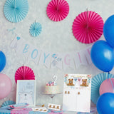 Bear Reveal Games Voting Board With Stand, 60 Bear Boy And Girl Stickers For Party Guests?He Or She, Cast Your Vote Guess Game, Gender Reveal Party Centerpiece Decorations