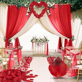1200Pcs Artificial Flowers Rose Petals - Silk Flower Petals Fake Red Roses For Bridesmaid Gifts Anniversary Party Room Decorations Wedding Decor Bridal Shower Accessories Proposal Engagement Bulk