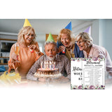 Retirement Party Games, Would They Rather Co-Worker Retirement Party Game Card, Purple Floral Retirement Party Ideas Activities Supplies Decorations(30 Game Cards) - B04