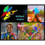 - Holi Powder, 10 Pack X 100 Grams Each, Multi-Color, Holi Color Powder For Color Run Chalk Paint Gender Reveal Festival Diwali Rangoli