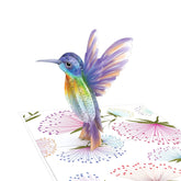 Happy Mothers Day Hummingbird Pop Up Card,5 X 7”, 3D Greeting Card For Mom Or Wife, Pop Up Mother'S Day Card, Happy Mother'S Day