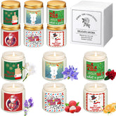 12 Pcs Funny Christmas Scented Candles Xmas Funny Gifts For Women Offensive Candles Holiday Creativity Christmas Decor 3.5 Oz Soy Wax Candle For New Year Give To Colleagues And Friends