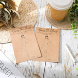 50 Sets Guess The Dress Bridal Shower Game Wooden Sign Fun Bridal Shower Games Table Sign 50 Small Guessing Cards 50 Pencils For Guests Wedding Bachelorette Party Supplies(Green Leaves)