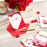 Hallmark Valentines Day Cards Assortment, Pink and Red (36 Cards and Envelopes)