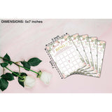 Bridal Shower Games - Bridal Shower Bingo Wedding Party Game - Boho Floral Greenery Bachelorette/Engagement Party Supplies Activities - Pack Of 30 Game Cards (A15)