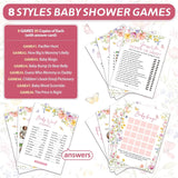 Baby Shower Games For Girl Wildflowers, How Big Is Mommy'S Belly, Bingo Game, Bump Or Beer Belly, Guess Who Mommy Or Daddy Children'S Book Emoji Pictionary, Word Scramble, Price Is Right