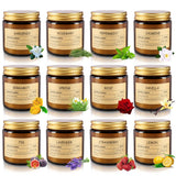 12Pack Scented Candle Set - Aromatherapy Candle Gift Set – Long Lasting Jar Candles For Men| Women, Ideal For Birthdays, Mother'S Day Thanksgiving Gifts