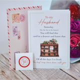 Anniversary Card For Husband, Card With Envelope And Seal, Love Card, 25Th Anniversary Cards, Anniversary Card Messages