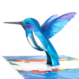 Hummingbird Pop Up Card Birthday Cards Mothers Day Cards For Women Mom Wife Sister Daughter Grandma, Hummingbird Gifts For Bird Lover, With Envelope