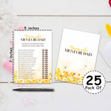 Baby Shower Party Games, Who Mom Or Dad Minimal Baby Shower Game, 25 Honey Bee Gender Reveal Party Games Cards (5" X 7"), Bumble Bee Baby Shower Supplies Decorations -04