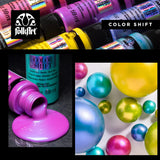 FolkArt , Multi-Surface 4 Bottle Acrylic Paint Set, 2oz, Color Shift Colors, 8 Fl Oz (Pack of 1)