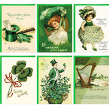 Treasure Cove St. Patrick's Day Card Set with Envelopes Green Shamrock Greeting Cards 24Pcs