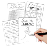40 Minimalist Funny Bridal Shower Games - 20 Guest Wedding Games For Couples