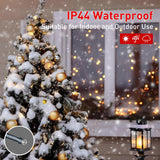 400 Leds Christmas Tree Lights,Led Christmas Lights With 8 Light Modes,Timer& Memory Function,Remote Control,16 Strands