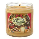 Cookies For Santa - 14 Oz Jar Candle - Made With Beeswax, Coconut And Soy - Handmade In The Usa - - Christmas