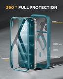 Magnetic Case for iPhone 18 Pro 6.3 Inch Full Body Protection Green Cover