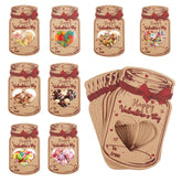 60 Pcs Valentines Day Cards, Diy Hollowed Out Heart Mason Jar Card, Romantic Love Note For Lover, Couple, Friends, Family, Classroom Gift Exchange