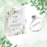 Bridal Shower Game With Rings Fun Ring Hunt Game 30 Metal Rings And Game Stand Sign, Bridal Shower Game Wedding Winner Gift Prize Party-Jzxb-003