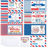 36 Sets Valentine'S Day Baseball Cards Bulk Valentines Exchange Gift Cards With Envelopes For Valentine Exchange Gift Next Level Friend Themed Party Supplies
