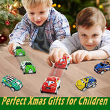 Christmas Advent Calendar 2025 For Kids With 24 Different Vehicle Pull Back Car Racing Car Toys 24 Days Countdown Calendar Stocking Stuffer Xmas Party Favors For Boys Kids