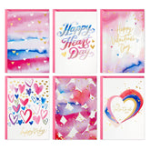 Hallmark Valentine's Day Cards Assortment, Gold Foil and Watercolor (36 Cards and Envelopes)