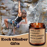 Candle, Rock Climbing Gifts For Climbers Men Women, Cool Rock Climber Gifts, Climbing Partner Presents, Funny Bouldering Valentines Day Birthday Ideas For Boulderer Friend Boyfriend Him