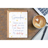 Grandma I Know You'Ve Loved Me Since - Birthday Card For Grandma - Grandma'S Day Card - Cute Birthday Card For Grandma From Kids - New Grandma Birthday Cards 5 X 7 Inches