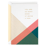 Hallmark Signature Mothers Day Card or Birthday Card for Mom (Good at Being a Mom)