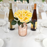 Rose Artificial Flowers - 24Pc Real Touch 11.5-Inch Fake Flower Set with Stems for Home Decor, Wedding, or Bridal/Baby Showers by Pure Garden (Yellow)