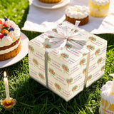 Grandma'S Birthday Wrapping Paper Roll, To The Best Grandma, Happy Birthday & Flowers Design Gift Wrap For Grandmother'S Birthday?For Older Women, Mini Roll, 17 Inches X 16.4 Feet