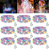 Led Fairy Lights Battery -9 Pack 2M/20 Leds Mini Fairy Lights With Battery,Led Lighting Battery Operated Decoration For