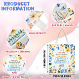 24 Pcs Christian Gifts For Women Bible Verse Makeup Bags Religious Reusable Tote Bags Employee Appreciation Gift Inspirational Canvas Tote Bulk Gifts For Friends Coworker Christmas