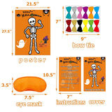 Halloween Games For Kids, Pin The Bow Tie On The Mr Bones Halloween Party Games Activities Crafts Halloween Party Favors Supplies Toys Gifts For Kids