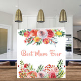 Birthday Cards For Mum - Best Ever - Beautful Happy Birthday Card For Mum From Daughter Son, 5.7 X 5.7 Inch Mother'S Day Greeting Cards For Mama Mam Mammy Mom Mommy